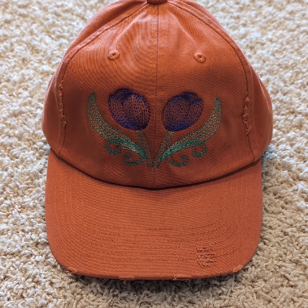 District Orange and Purple Baseball Hat